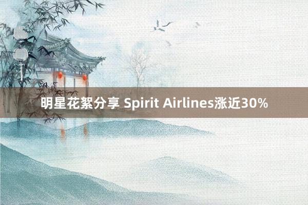 明星花絮分享 Spirit Airlines涨近30%